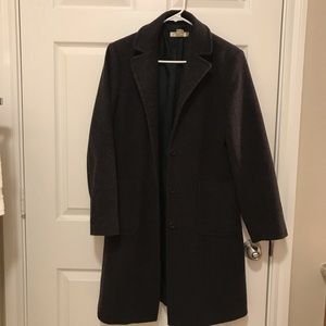 J crew charcoal coat